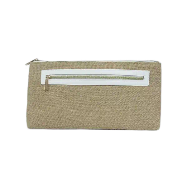 льняная сумка-клатч для покупок